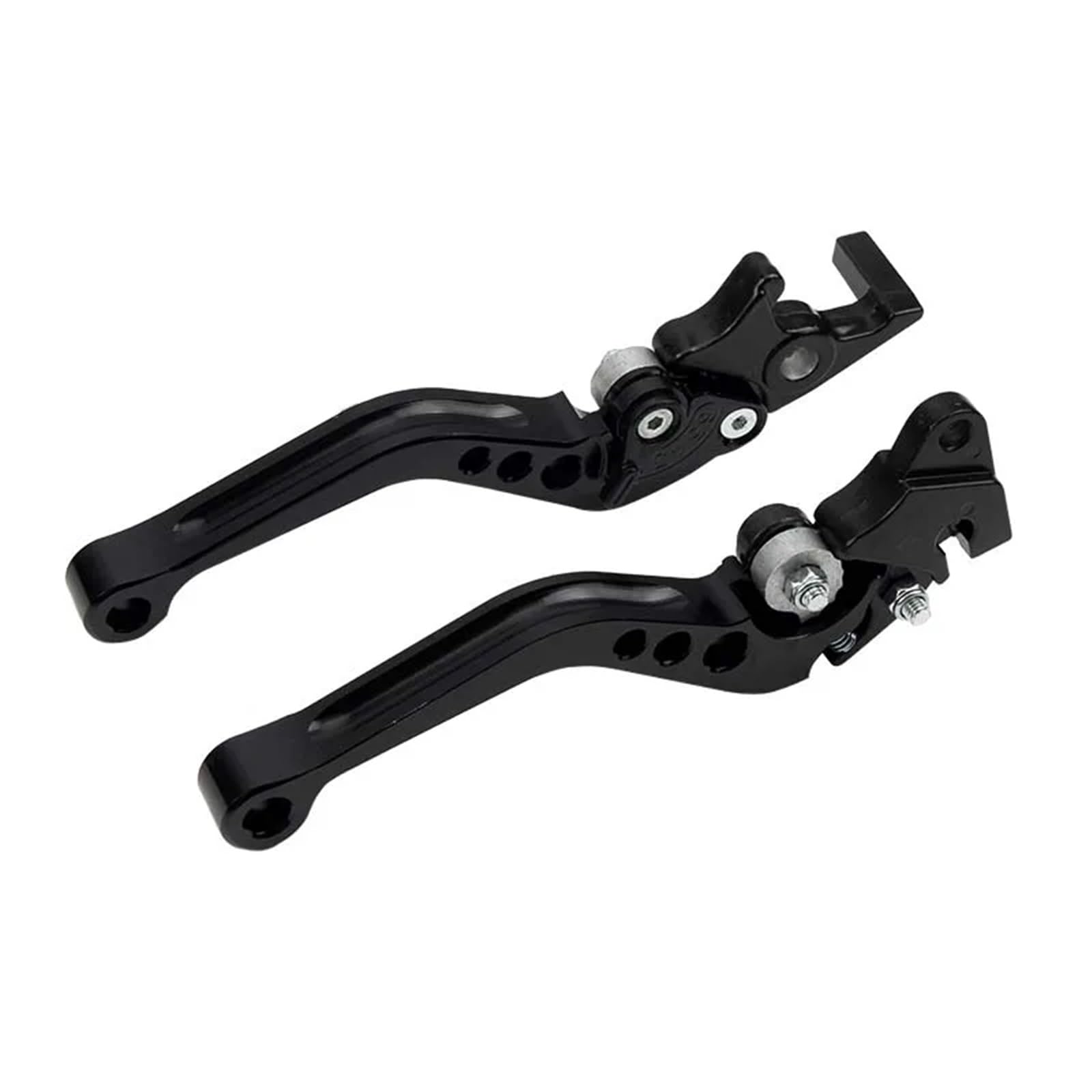 For YAMAHA Honda Suzuki Motorrad Zubehör Universal Motorrad CNC Aluminium Legierung Kupplung Bremse Griff Trommel Hebel(Black) von DIYUHUO