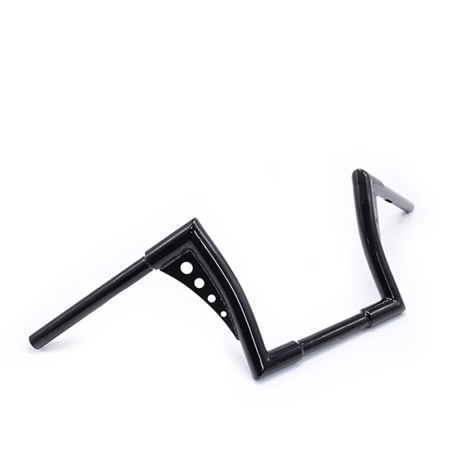 Modifiziertes Lenkrad for Dyna Electra Glide 883 Softail Vintage-Motorrad 25 mm Lenker Ape Hanger Bars 10''12"14''16'' Rise(Black 10inch) von DIYUHUO