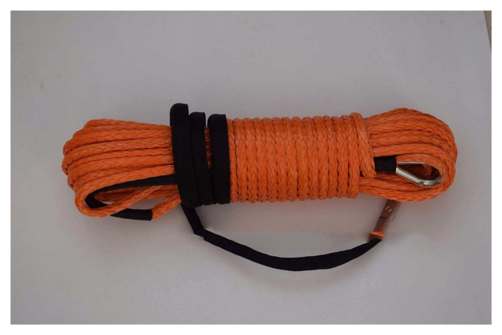 Seilwinde für Abschleppseilen, 0,95 x 30,5 m, Orange, synthetisches Seil, Ersatzseilwinde, 0,95 cm Offroad-Seil von DJFHDIHRFHBVCASIJ