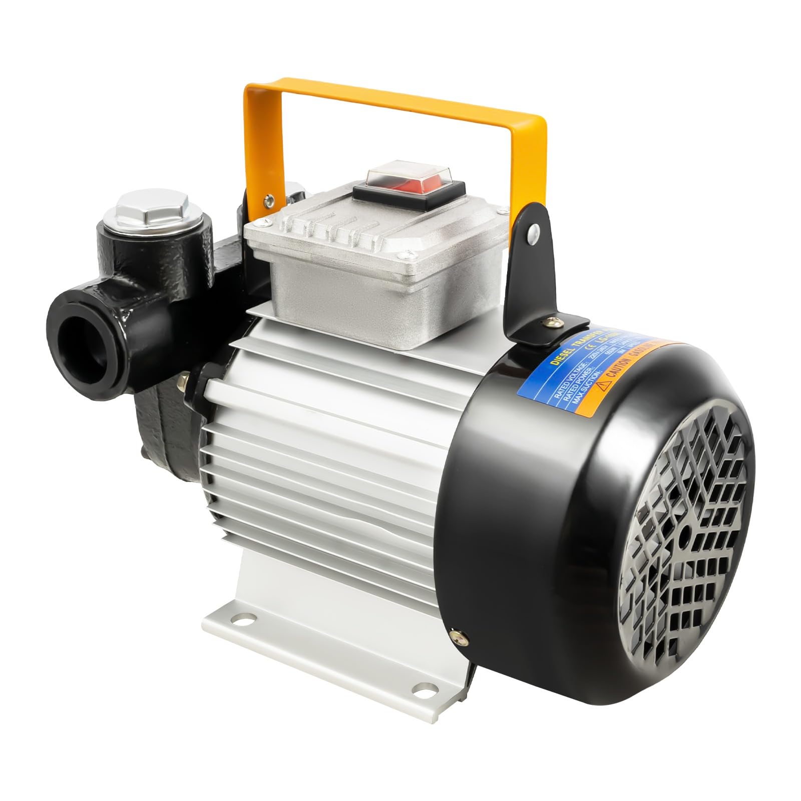 Dieselpumpe 220V 550W Kraftstoffpumpe Heizölpumpe 2800 rpm Ölförderpumpe Selbstansaugend Ölpumpe Fasspumpe für Baggerbetankung, LKW-Betankung 20-60 L/min von DJOAIUYF