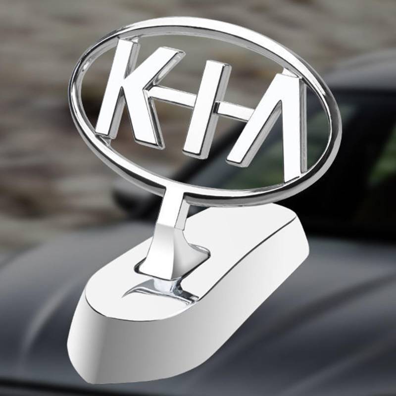 Auto 3D Emblem für Kia GT4 Stinger, Auto Motorhaube Metall Logo Selbstklebend Abzeichen Badge Skulptur, Wasserdicht Rostfrei, Auto Motorhaube Dekoratives Zubehör,A von DJUNA