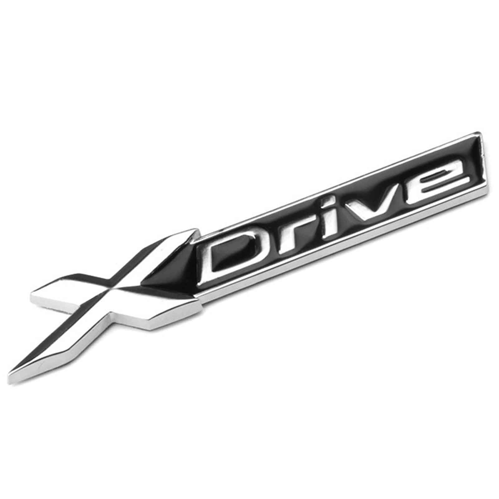 Auto Metall Emblem Badge für BMW XDrive X3 X5 X6 E53 E90, Selbstklebend Karosserie Aufkleber Autoaufkleber Auto Dekoration Zubehör,A von DJUNA