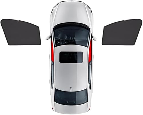 Sonnenschutz Auto für Jaguar E-PACE, Seitenscheibe Vorne Hinten UV Schutz Schützt Privatsphäre Autofenster Auto Zubehör,2pcs-front-doors von DJWISLQSA