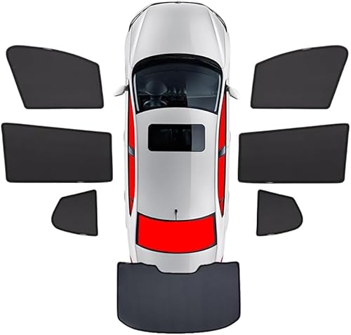 Sonnenschutz Auto für Jaguar E-PACE, Seitenscheibe Vorne Hinten UV Schutz Schützt Privatsphäre Autofenster Auto Zubehör,7pcs-wholecar von DJWISLQSA