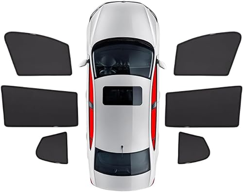 Sonnenschutz Auto für Jaguar F-PACE, Seitenscheibe Vorne Hinten UV Schutz Schützt Privatsphäre Autofenster Auto Zubehör,6pcs-wholecar von DJWISLQSA