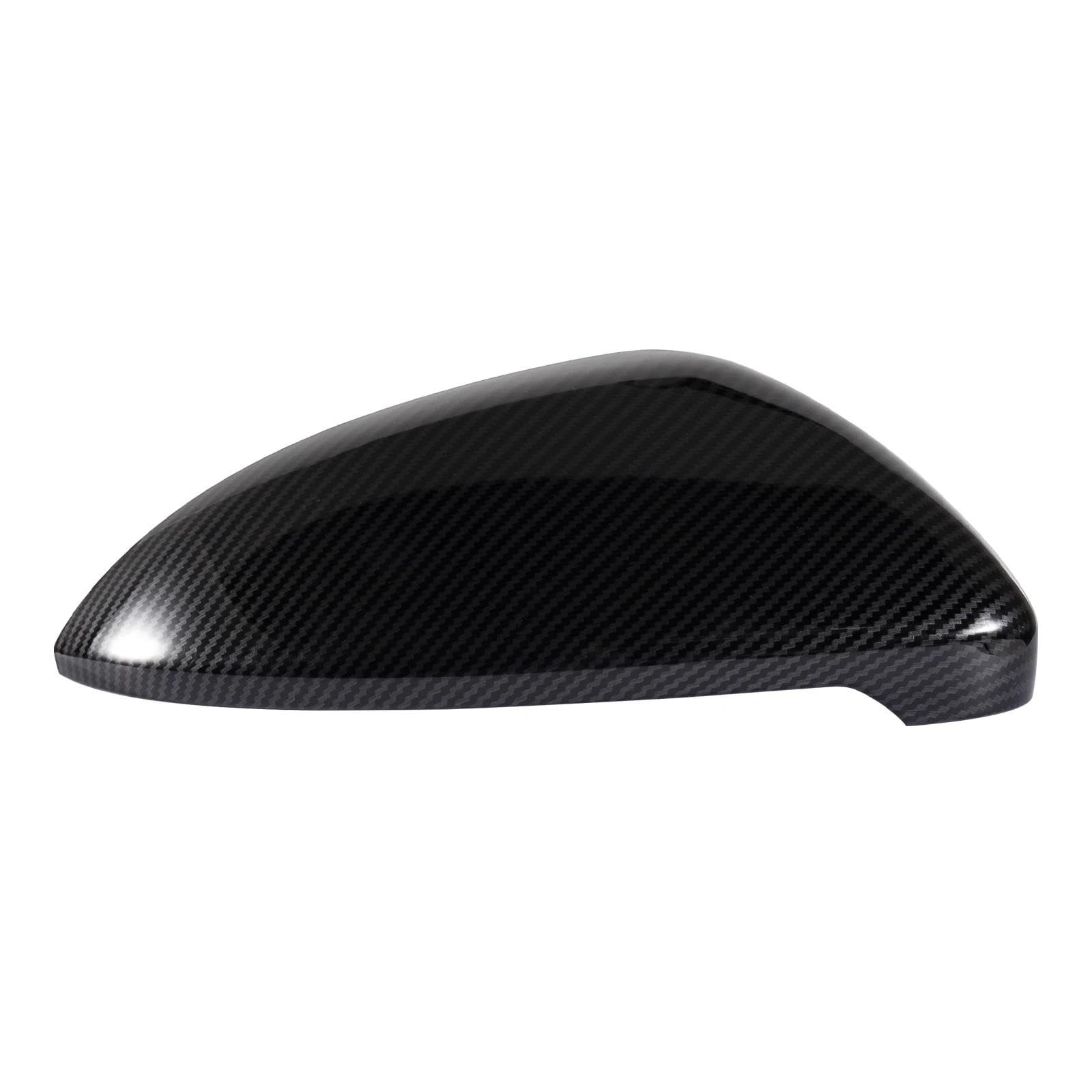 Carbon Fasermuster Tür Rückfahrspiegel Abdeckungskappe For VW Golf MK7 GTI E-Golf 2015-2019 Autozubehör(Carbon Pattern Right) von DJWSHENRUI