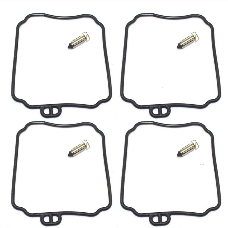 DKEKE Für Yamaha XJ600 SECA 1992-1998 XJ600S XJ 600 S XJ600 S Motorrad Vergaser Reparatursatz Nadelventil Sitzteile DKEKE (Color : 4pcs Needle Gasket) von DKEKE