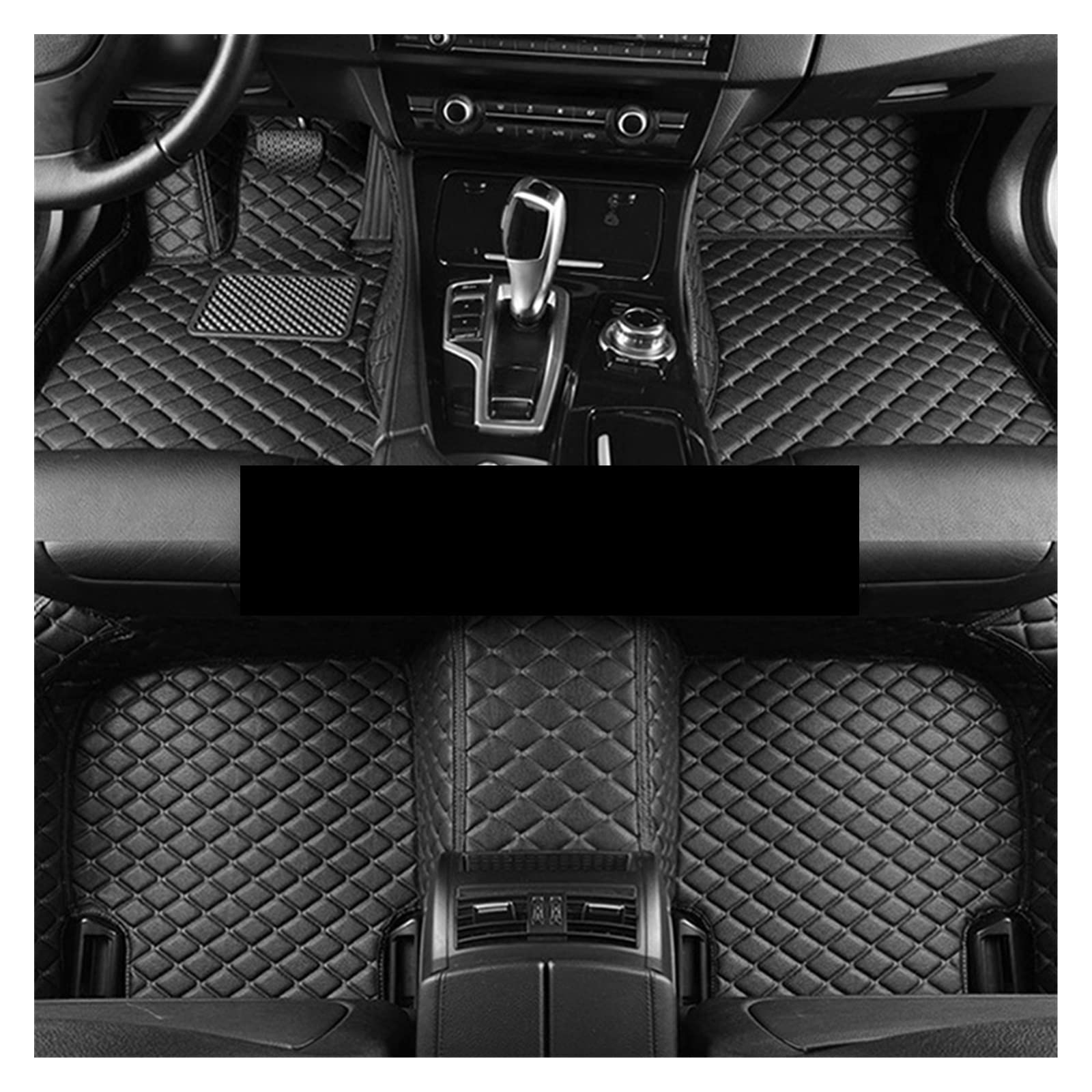 Auto Matten Auto-Fußmatten Für Hyundai Für Tucson L 2023 2022 2021 Zubehör Fußmatten Produkte Autoabdeckungen Teile Automatte(LHD 3pcs bk Black) von DKPMWD