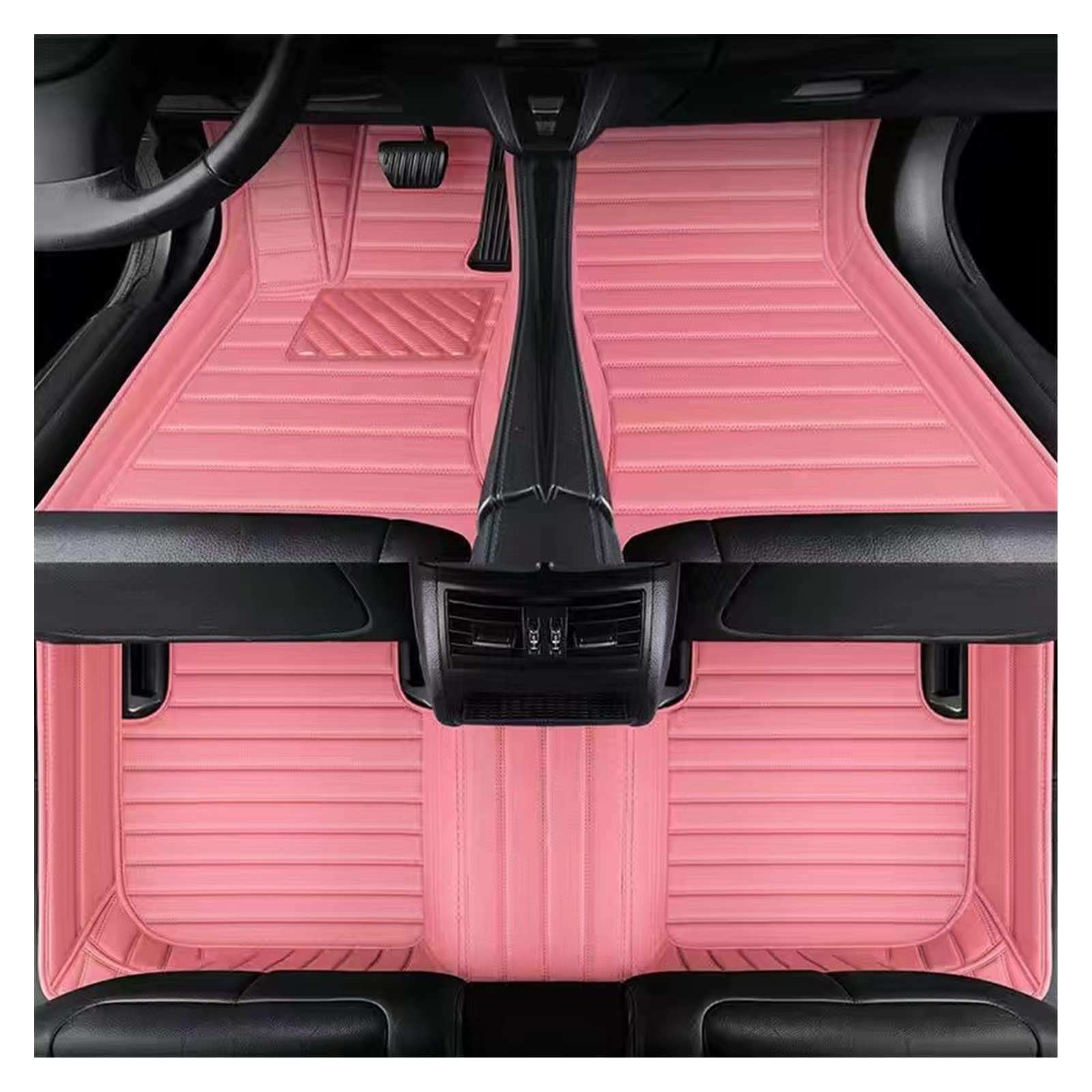 Auto Matten Auto-Fußmatten-Set Für A7 2012–2018, Frauen, Rosa Grils, Niedlich, Wasserdicht, Zubehör Auto-Innenteppiche Automatte(Pink) von DKPMWD