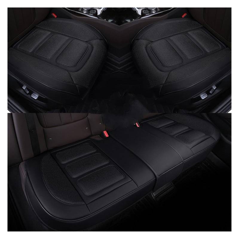 DKPMWD Auto-Sitzbezug Autositzschutz, Atmungsaktiver Autositzbezug Für Volvo C30 S40 S60L V40 V60 XC60 Autositzbezüge(1 Set Black) von DKPMWD