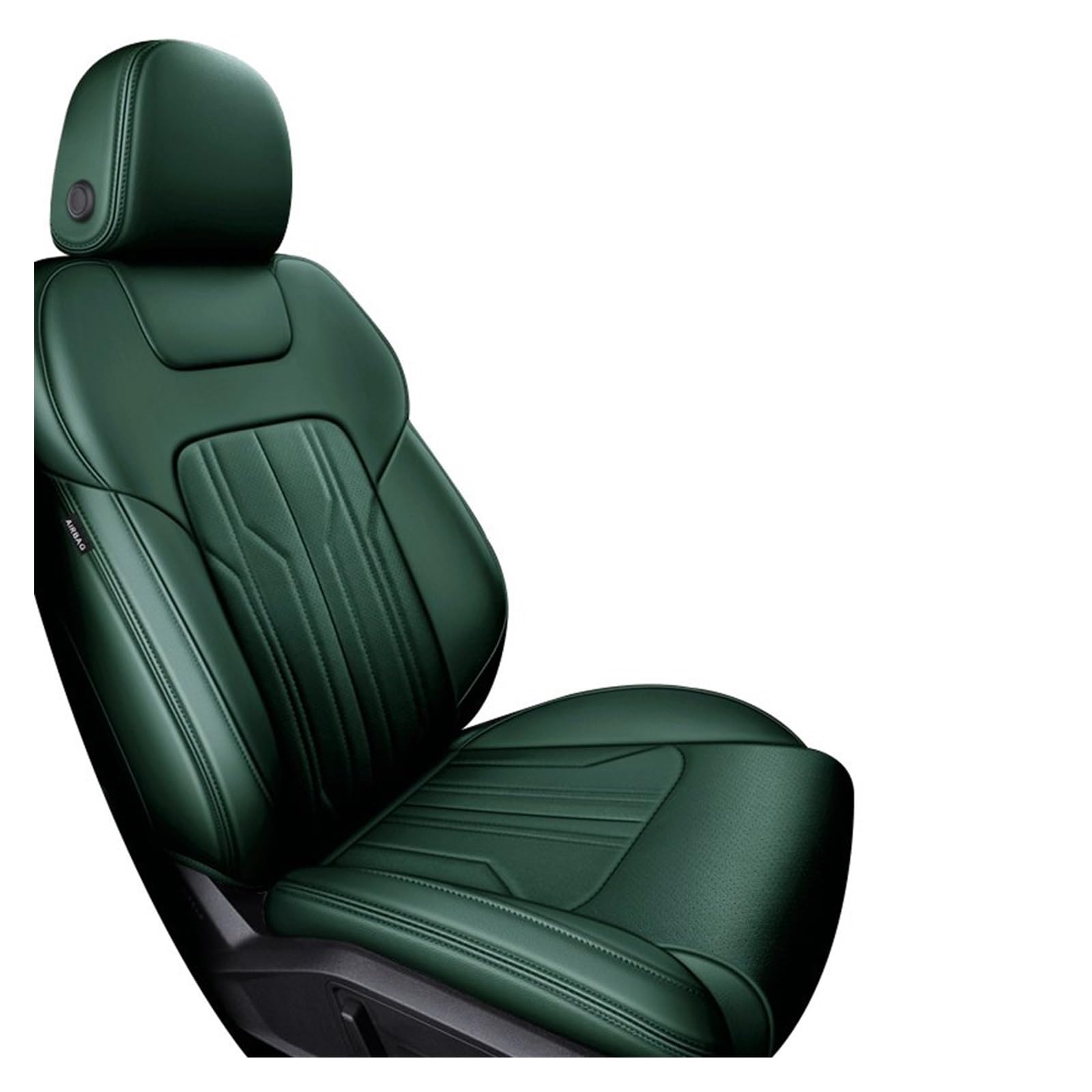 DKPMWD Auto-Sitzbezug Für Toyota Für Rav4 2009 2010 2011 2012 Custom Fit Auto Sitz Abdeckung Auto Wasserdicht Atmungsaktiv Kunstleder Autositzbezüge(Front Green) von DKPMWD