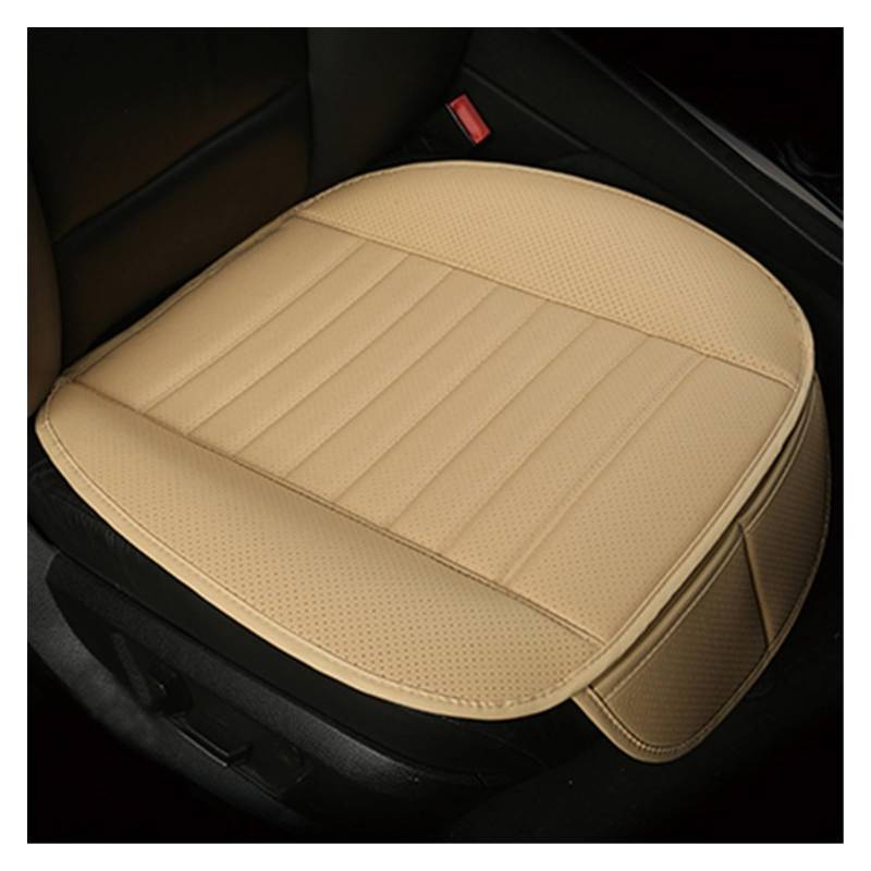 DKPMWD Auto-Sitzbezug Leder-Autositzkissen Für Cadillac Alle Modelle Für XTS Für SRX Für XT5 Für CT6 Für ATSL. Auto-Styling-Autozubehör Autositzbezüge(1 PCS Beige) von DKPMWD