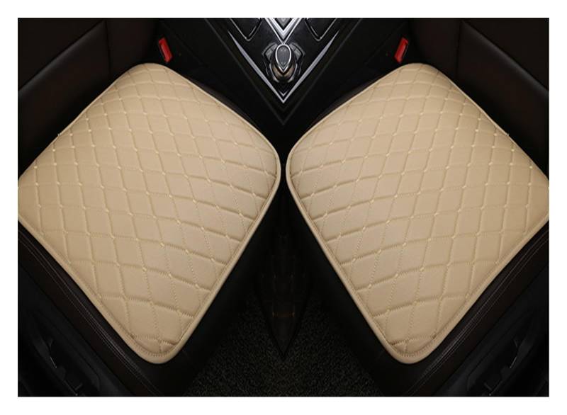 DKPMWD Auto-Sitzbezug Nur Vorderer Autositzbezug Für Ford Für Fiesta Für Ranger Fusion Für Focus 2 Für MK2 Autozubehör Autositzbezüge(A Style Beige) von DKPMWD