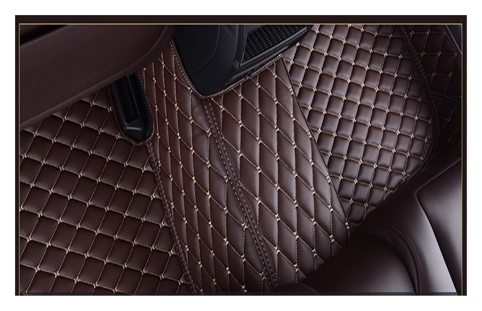 Fußmatten Auto-Fußmatten Für Jaguar Für XE 2015 2016 2017 2018 2019 Jahre Innendetails Autozubehör Teppich Autofußmatten(Kaffee) von DKPMWD