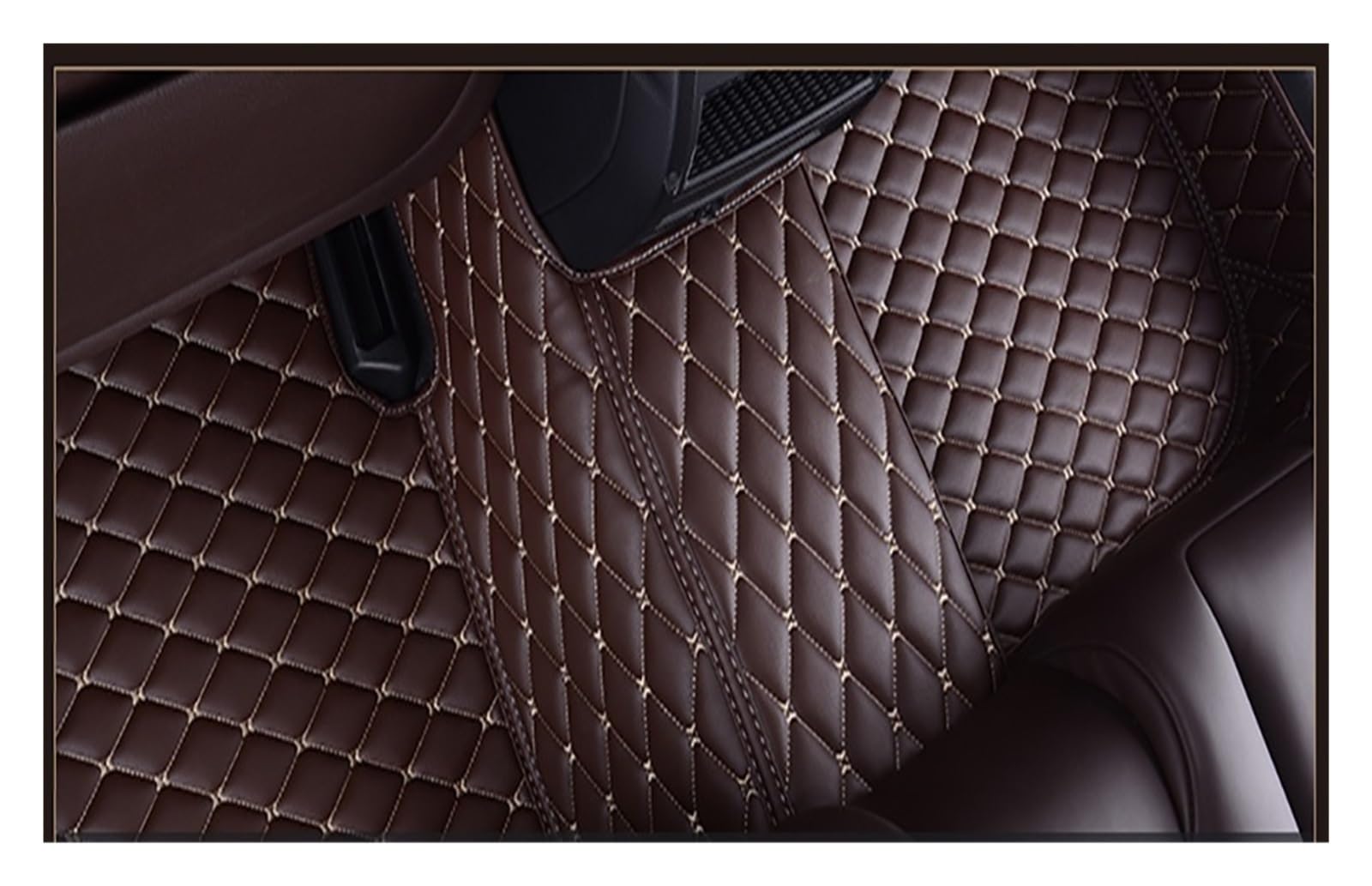 Fußmatten Custom Car Fußmatten Für MINI Für CLUBMAN Für R55 2 Türen 2007–2015 Jahre Innendetails Autozubehör Teppich Autofußmatten(Beige) von DKPMWD