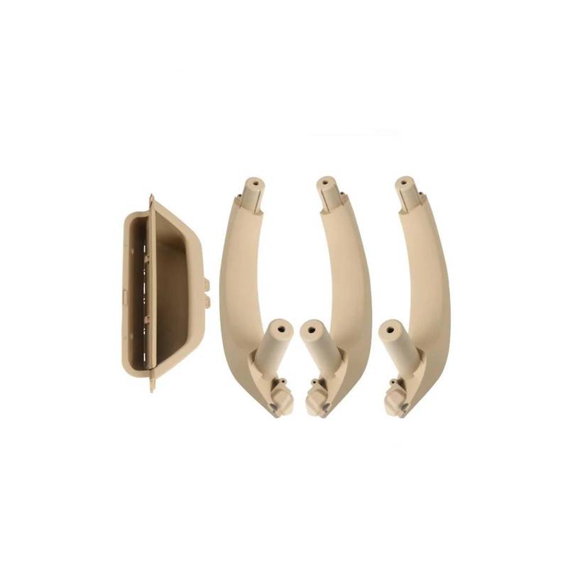 Innengriffe Auto Innentürgriff Innentür Panel Griff Pull Trim Abdeckung Für X3 X4 F25 F26 51419209216 Türgriffabdeckungen(Beige LHD 1 Set) von DKPMWD