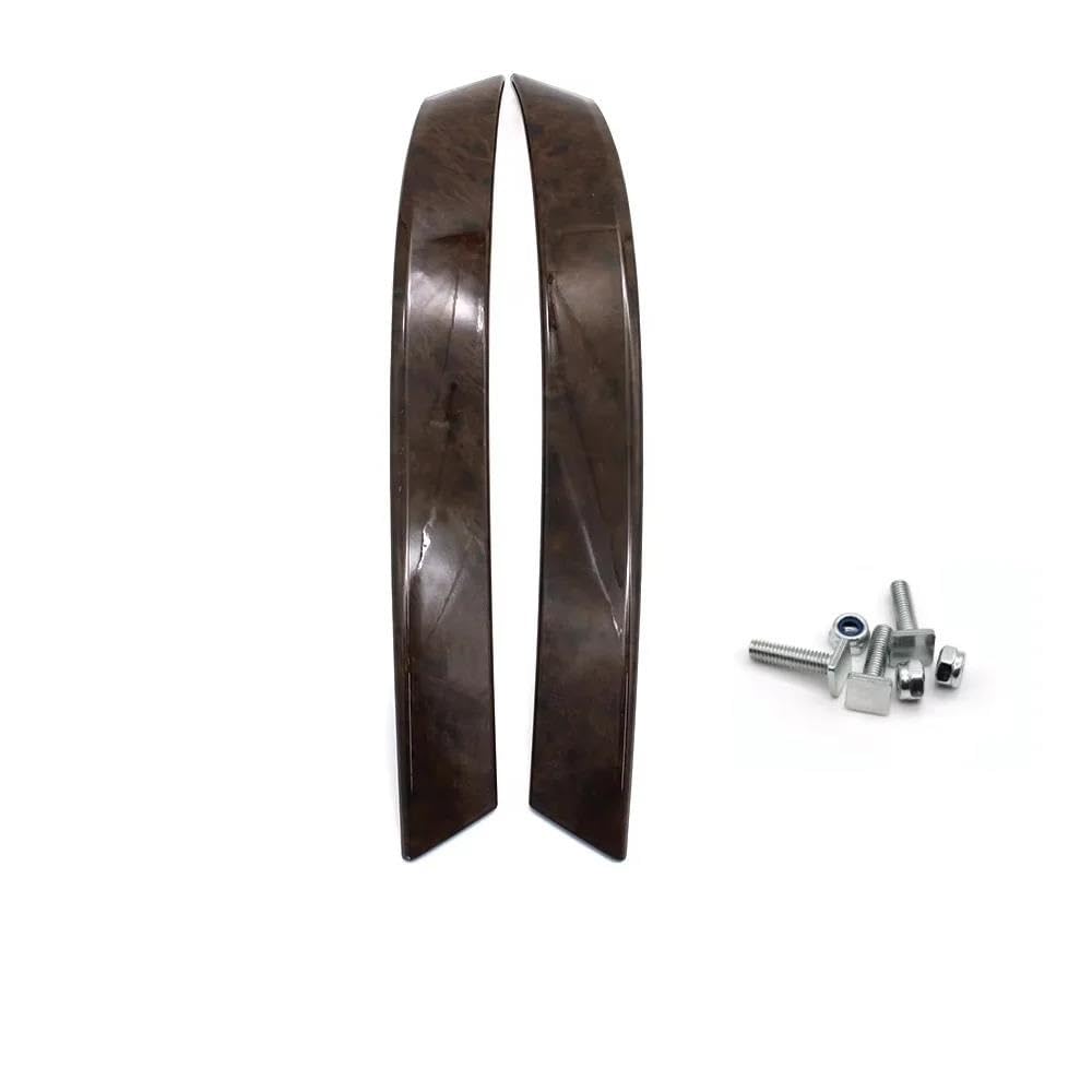 Innengriffe Auto Vorne Hinten Tür Links Rechts Türgriff Trim Abdeckung Für 5 Serie Für M5 E60 E61 2004-2006 Türgriffabdeckungen(Walnut-Rear 2pcs) von DKPMWD