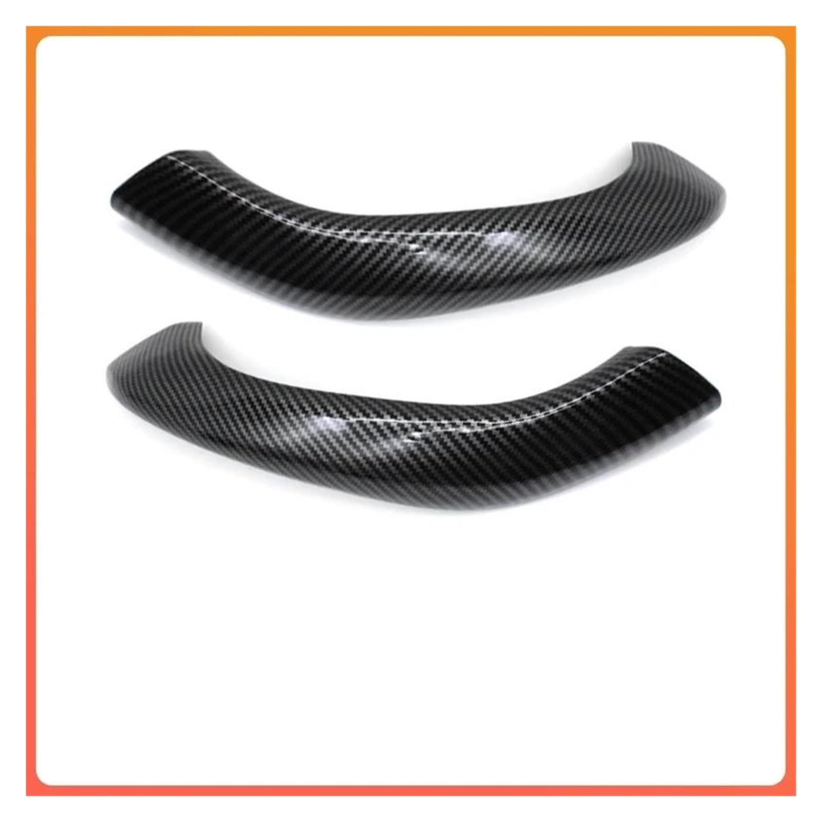 Innengriffe Innentürgriff-Abdeckungsplatte, innere Armlehne, Ersatz für X1 X2 F48 F49 F39 7417514 7417513 Türgriffabdeckungen(Carbon Fiber 2pcs) von DKPMWD