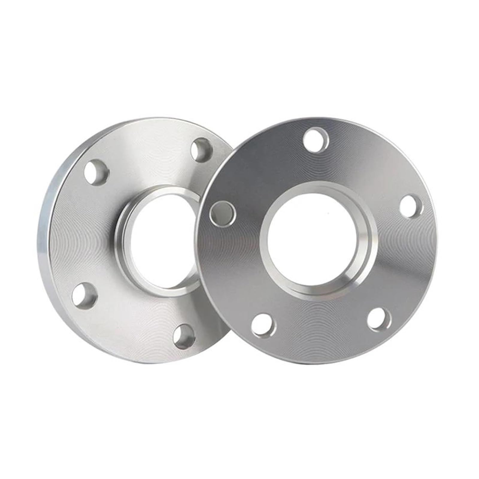 Spurverbreiterung 2 STÜCKE Radadapter Abstandhalter Für Benz Spurverbreiterungen 5x112 CB 66,6mm Felgenverbreiterung Aus Geschmiedetem Aluminium Distanzscheiben Set(20mm silver) von DKPMWD