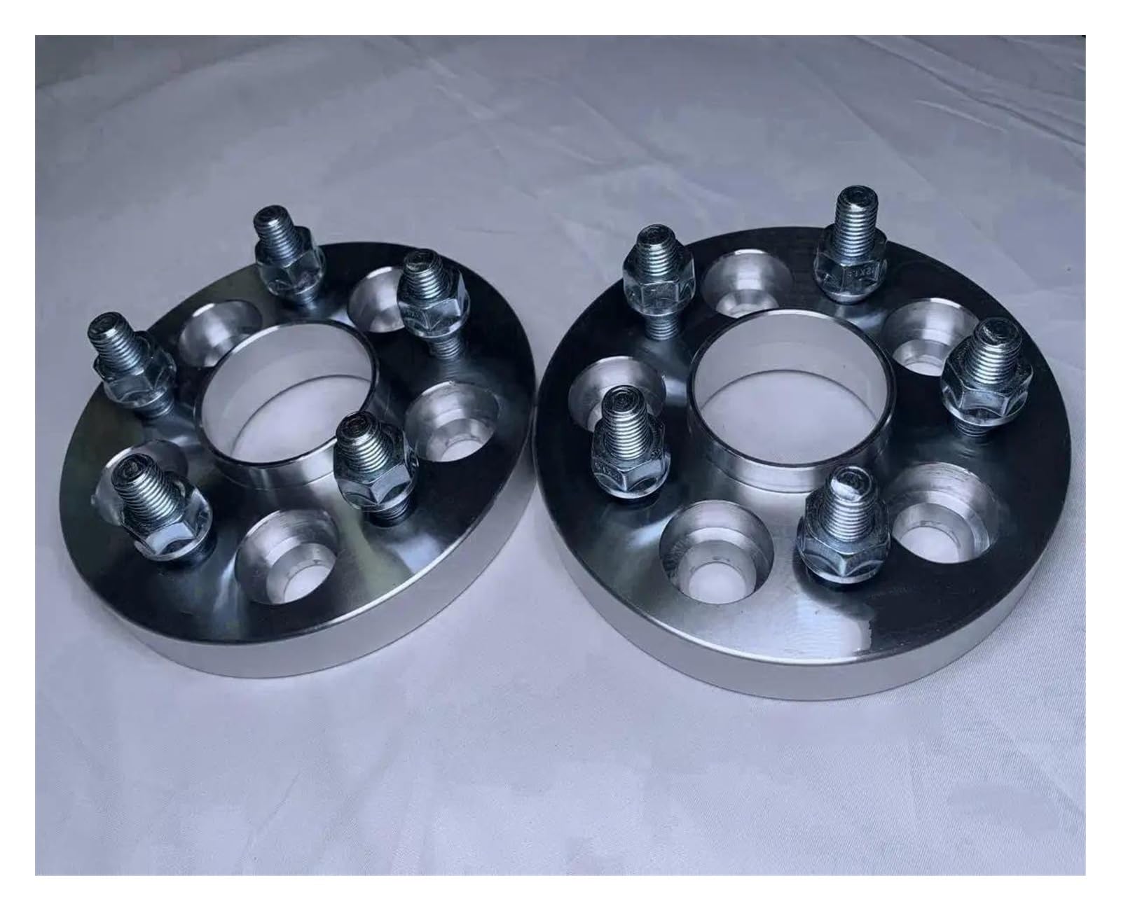 Spurverbreiterung 2 Stücke 20mm Rad Adapter Distanzstücke PCD 5x100 Zu 5x112 Hub Centric 57,1-66,6mm Radbolzen M12x1.5 Distanzscheiben Set von DKPMWD