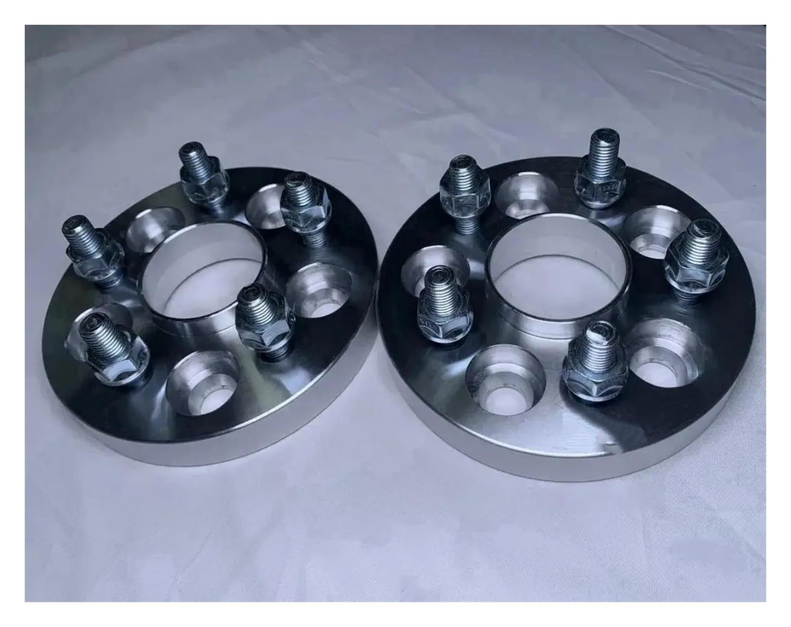 Spurverbreiterung 2 Stücke 20mm Rad Adapter Distanzstücke PCD 5x114,3 Hub Centric 66,1mm Radbolzen M12x1,25 Distanzscheiben Set von DKPMWD