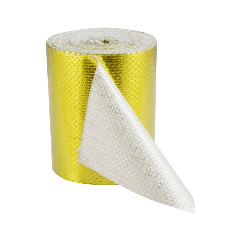 5m x 50mm Hitzeschutzband Hitzereflexionsband selbstklebend Gold Tape Klebeband reflektierend 450°C von DL-Racing