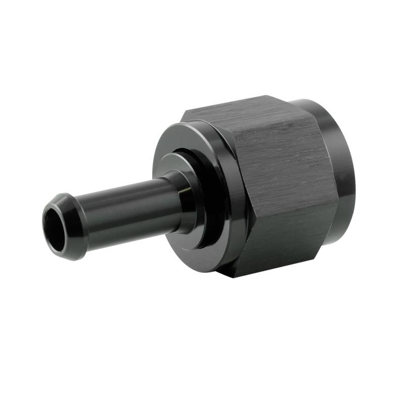 Alu Fitting AN10 Dash 10 auf 8mm Schlauchanschluss Schlauchtülle 7/8-14UNF | Schwarz von DL-Racing