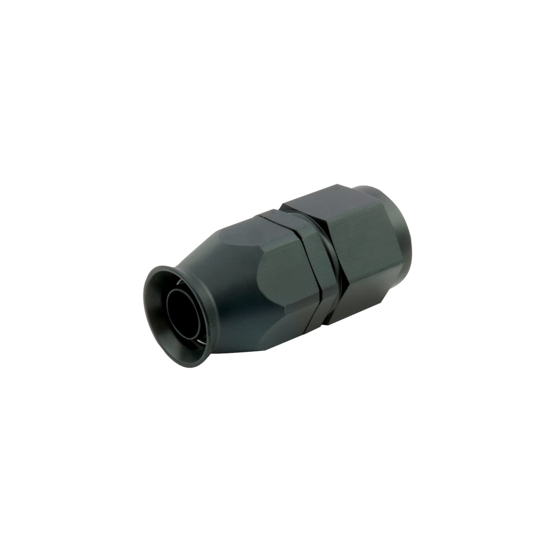 PTFE Alu Fitting AN10 gerade 7/8-14UNF | Schwarz von DL-Racing