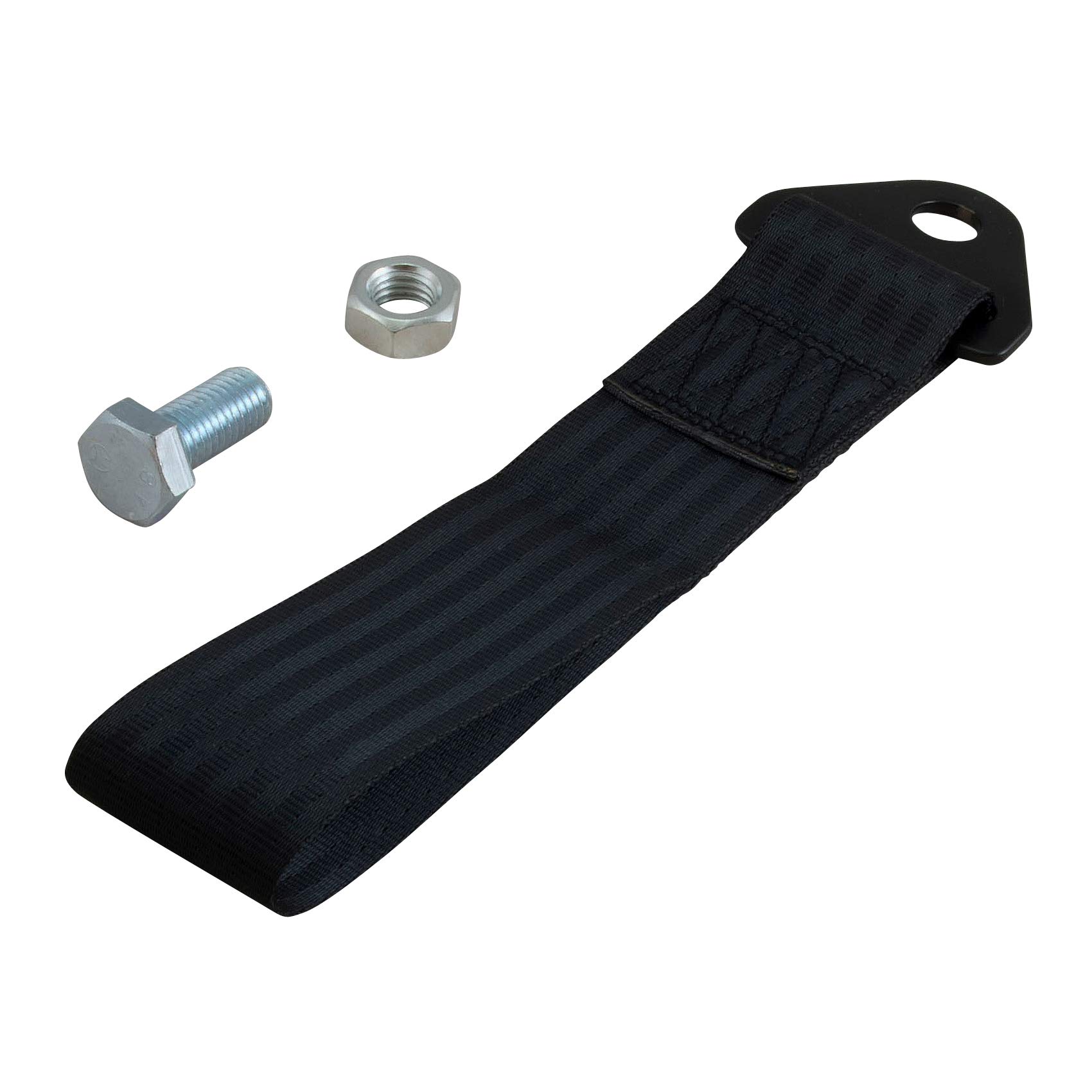 Tow Strap Abschleppschlaufe | Schwarz von DL-Racing