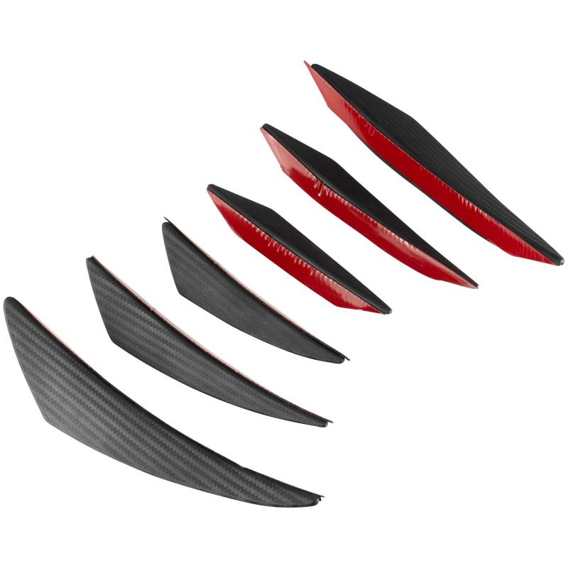 Universal Set Front Spoiler Lippe Canards Splitter Wings Flics Motorsport Flaps von DL-Racing