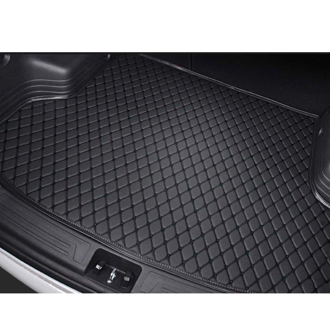 Kofferraummatte für BMW X1 F48 2015-2022, individuell anpassbare wasserdichte Anti-Rutsch-Schutz-Teppichpolsterung aus Leder,E von DLBFDC
