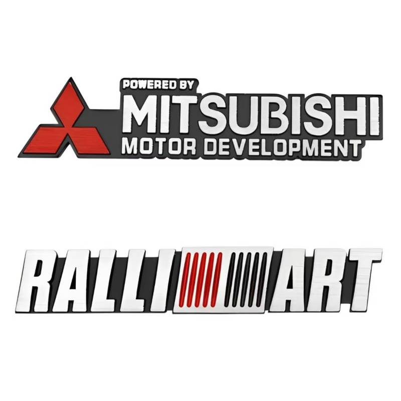 Auto Emblem für Mitsubishi ASX 2010-2012, Logo Emblem Logo Aufkleber Dekoration Aufkleber Autoteile Car Styling,Mitsubishi von DLLHL