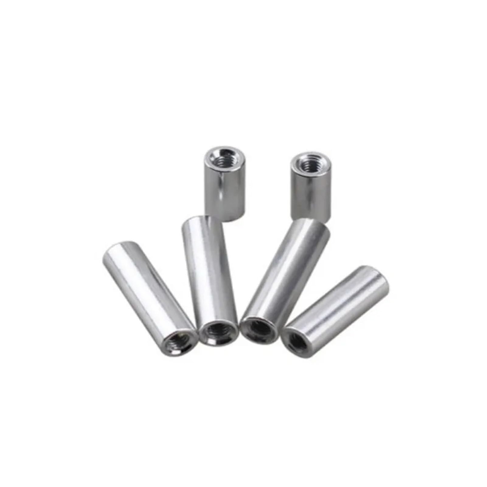 2 Stück - 10 Stück / M2 M2,5 M3 M4 M5 M6 M8 M10 * L runder Aluminium-Abstandsbolzen, lange Überwurfmutter verlängern, L = 6 bis 100 mm(20mm,M2 10PCS) von DLNTXFDG