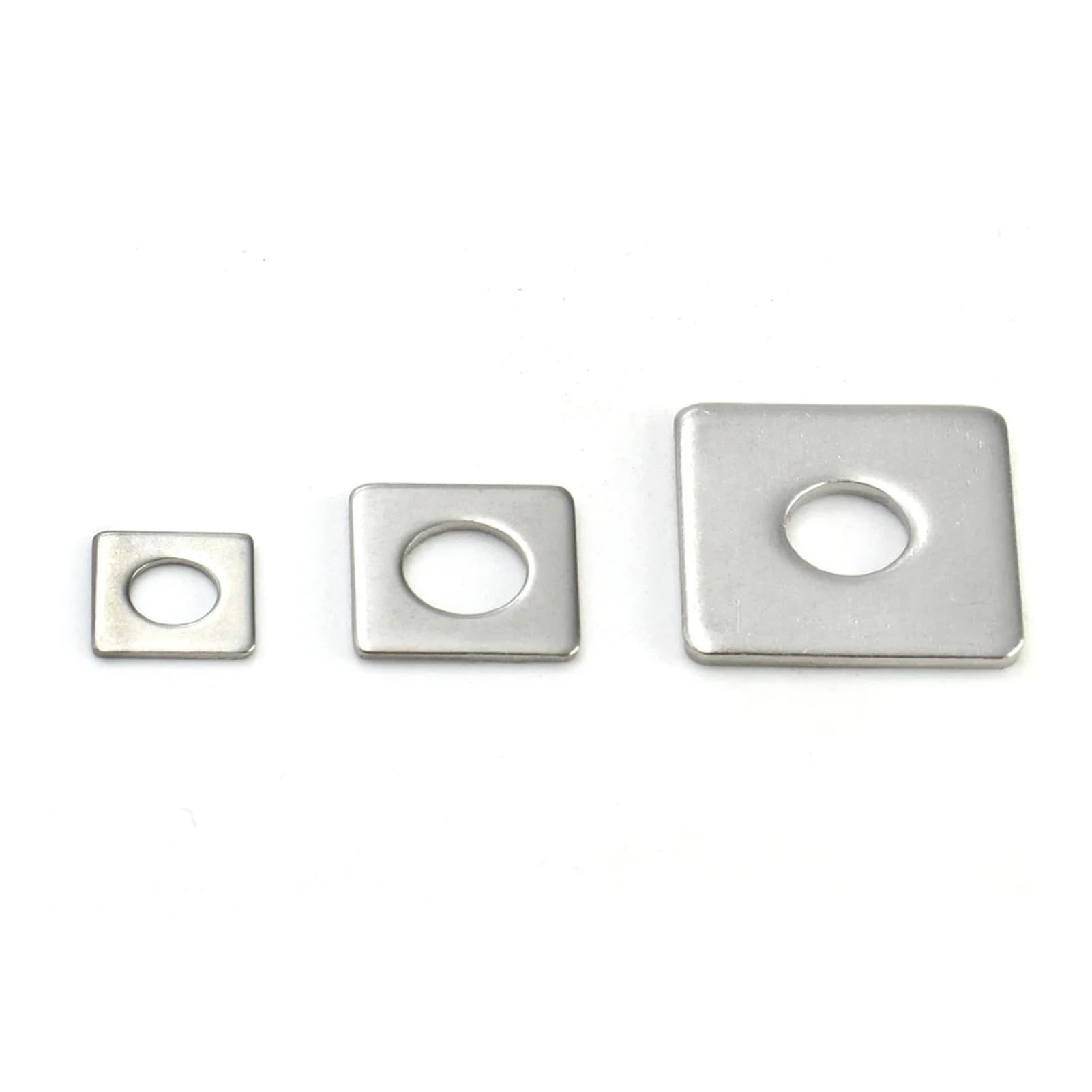 M3 M4 M5 M6 M8 M10 M12 M14 M16 M18 M20 Flache Unterlegscheibe aus Edelstahl 304, verdickte quadratische Dichtung(M12x25x2mm (5pcs)) von DLNTXFDG