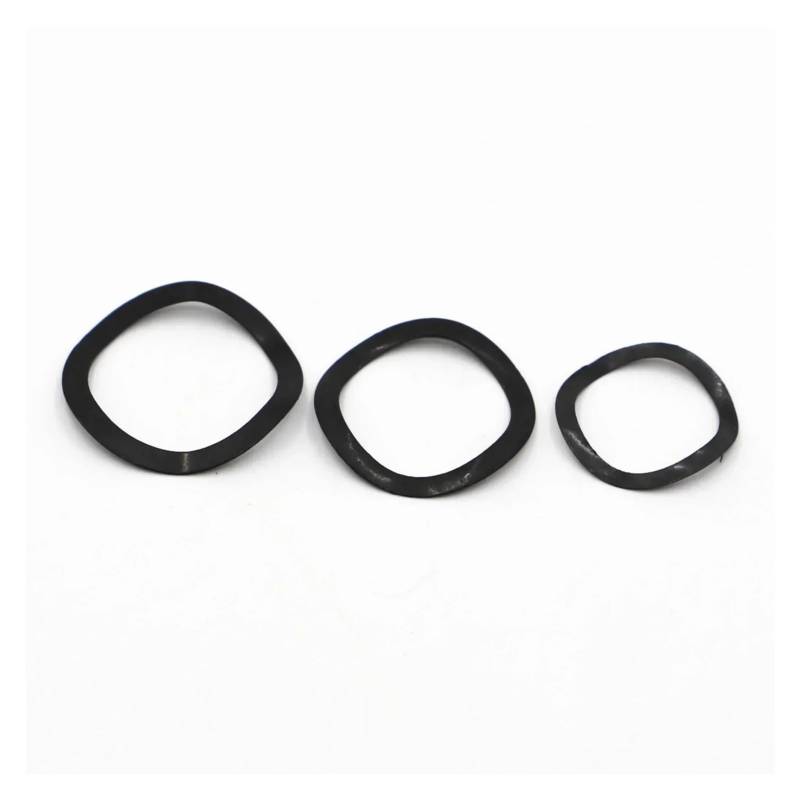 M3 M4 M5 M6 M8 M10 M12 M14 M16 M19 M21 M24 M27 M34 Wellenscheiben, 304 Edelstahl, schwarze Wellenfederscheibe(Black Carbon Steel,10pcs M16x21) von DLNTXFDG