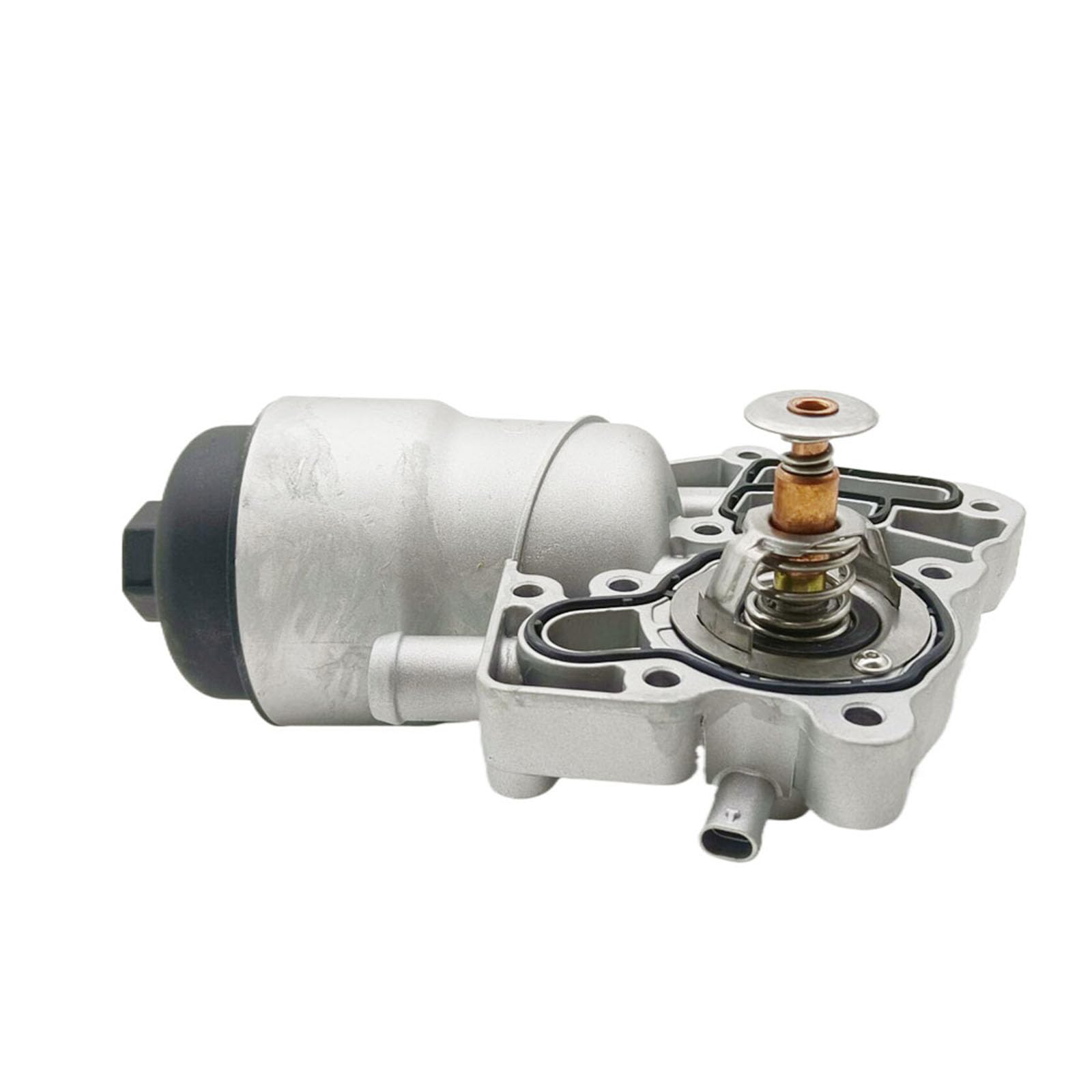 DLUKFOI Ölfiltergehäuse mit Thermostat kompatibel mit Audi A4 A6 Q5 VW Touareg Porsche 059115389G von DLUKFOI