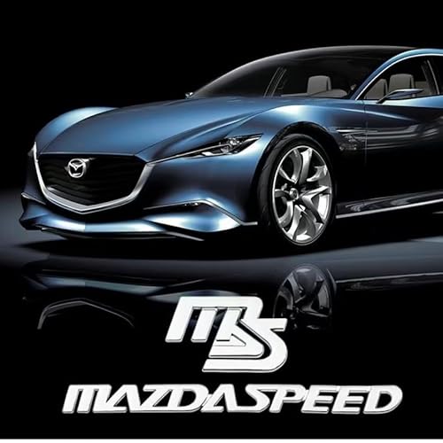 Auto Metallischer Aufkleber Emblem für Mazda 2 Hatchback 2019-2022,Aluminiumlegierung 3D Aufkleber Buchstaben Nummern Abzeichen Aufkleber Selbstklebend Karosserie Anbauteile,Silver von DLXYZML