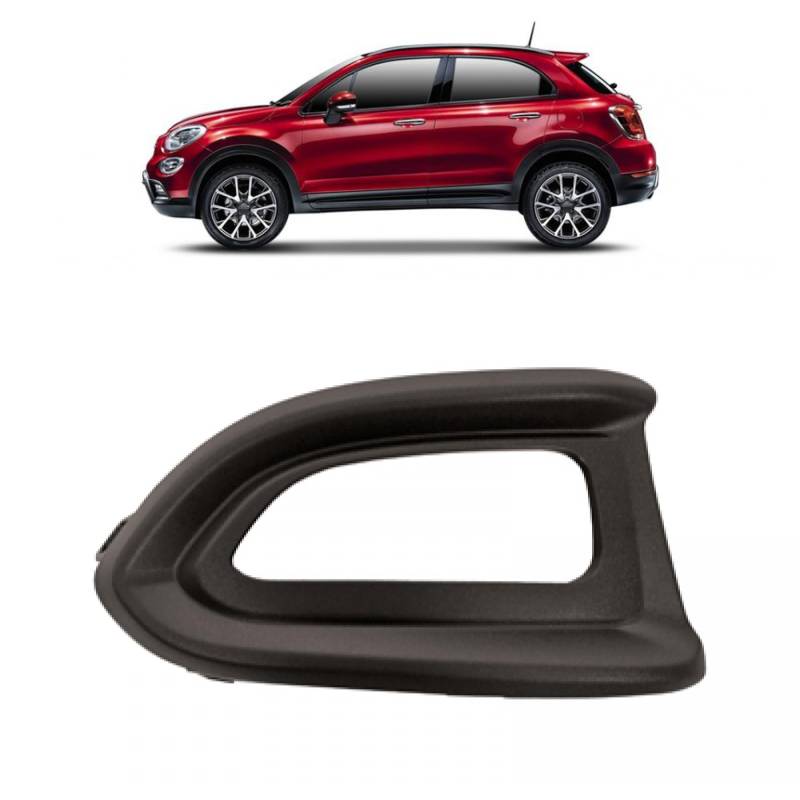 DM Autoteile 100587 Nebelscheinwerfer Gitter Blende vorne rechts kompatibel für Fiat 500X 334 Baujahr 2015-2018 von DM Autoteile