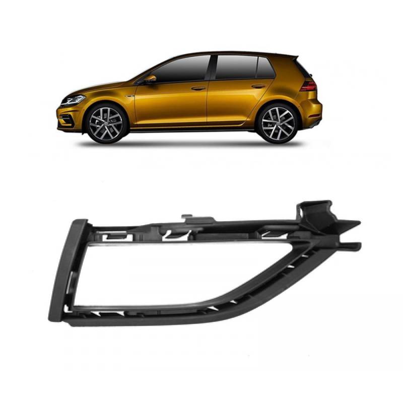 DM Autoteile 101037 Nebelscheinwerfer Gitter vorne rechts kompatibel für VW Golf 7 VII 5G1 Facelift 2016-2020 von DM Autoteile