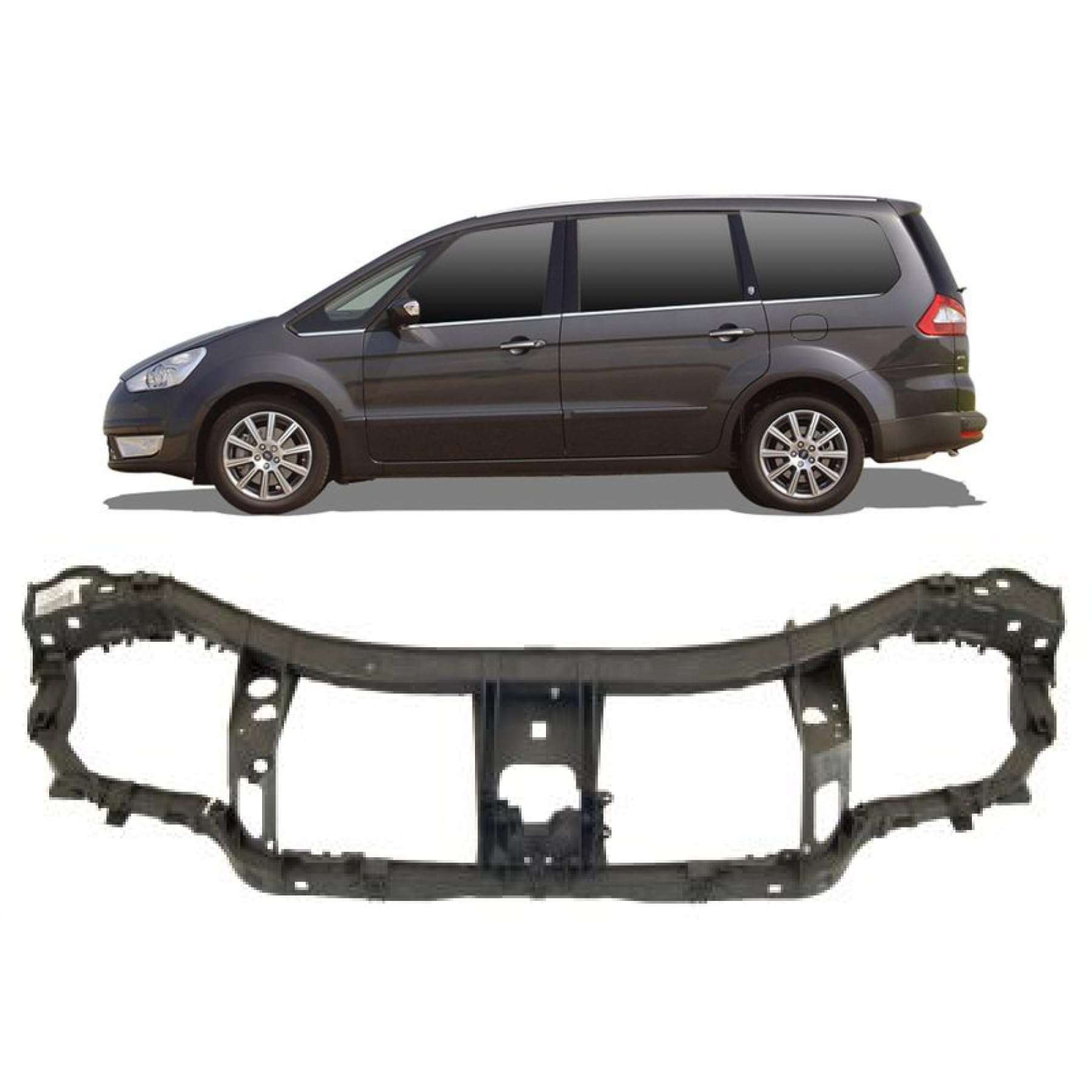 DM Autoteile 101428 Frontgerüst Schlossträger innen oben kompatibel für Ford Galaxy II WA6 Mondeo IV BA7 S-Max von DM Autoteile