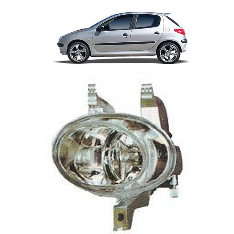 DM Autoteile 108470 Nebelscheinwerfer Nebelleuchte rechts kompatibel für Peugeot 206 2A/C Van SW 2E/K CC 2D von DM Autoteile