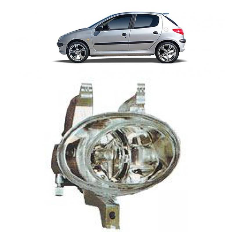 DM Autoteile 108471 Nebelscheinwerfer Nebelleuchte links kompatibel für Peugeot 206 2A/C Van SW 2E/K CC 2D von DM Autoteile