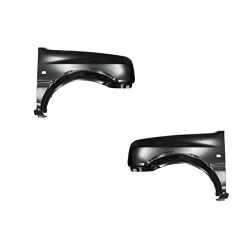 DM Autoteile 121243 Kotflügel vorne SET mit Blinkerloch+Radlauf kompatibel für Suzuki JIMNY ab 01-07 von DM Autoteile