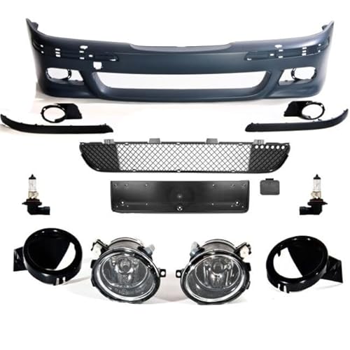 DM Autoteile 1349 Front Stoßstange kompatibel für BMW E39 Limo Touring+Nebel Set SRA o.PDC nur für M5 M von DM Autoteile