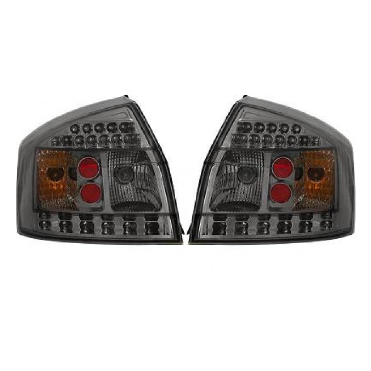 DM Autoteile 136842 LED Rückleuchten Set schwarz Smoke kompatibel für Audi A4 B6 8E Limousine ab 2001-2004 von DM Autoteile