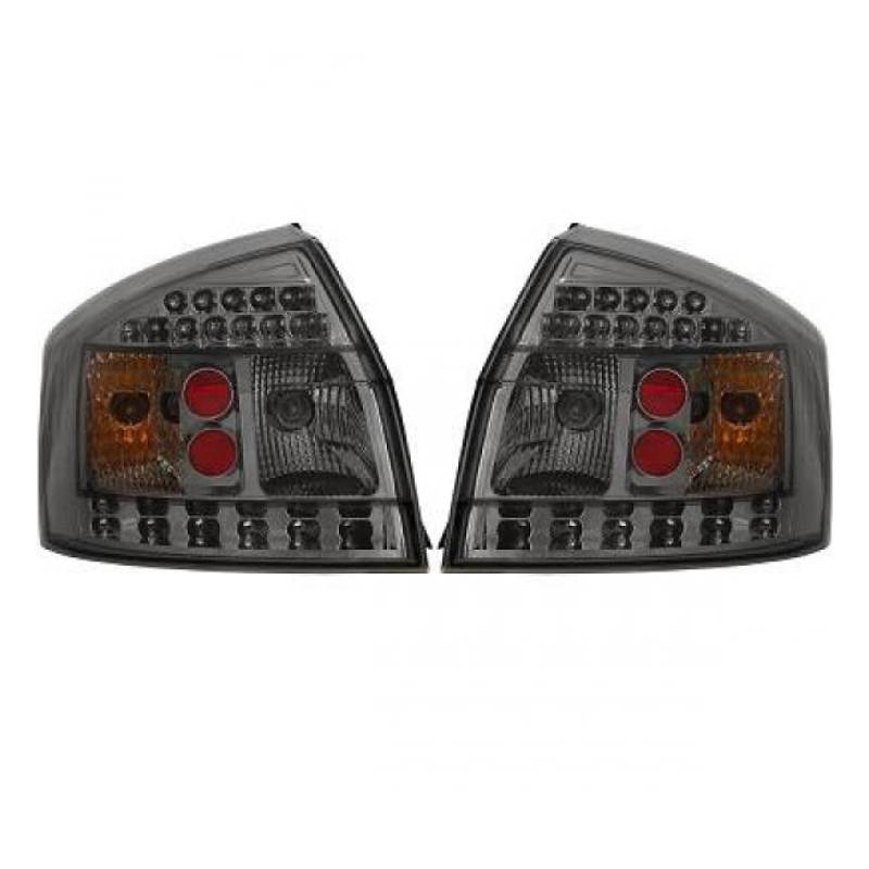 DM Autoteile 136842 LED Rückleuchten Set schwarz Smoke kompatibel für Audi A4 B6 8E Limousine ab 2001-2004 von DM Autoteile