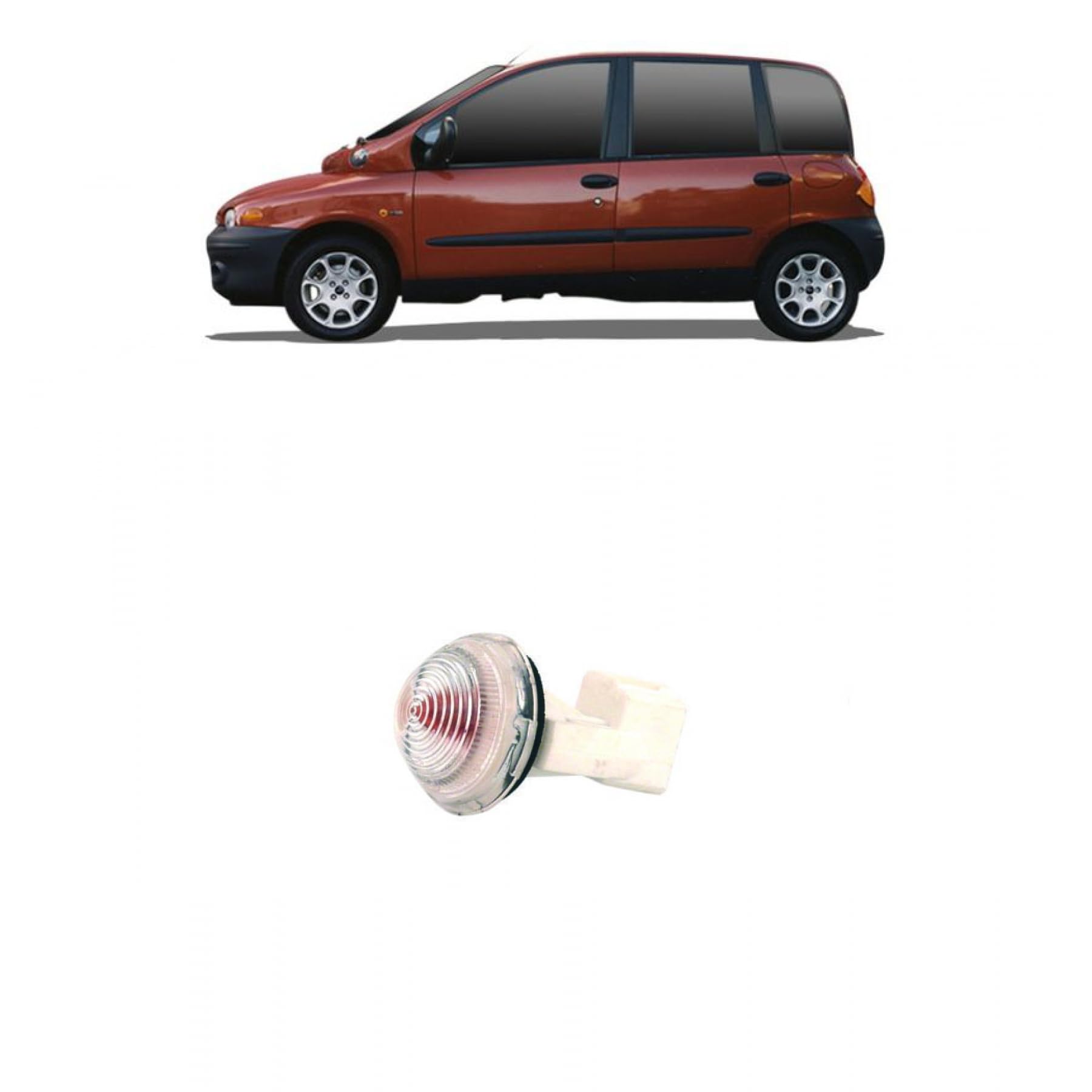 DM Autoteile 140114 Seitenblinker vorne links rechts Lampenträger kompatibel für Fiat Multipla Seicento 600 von DM Autoteile