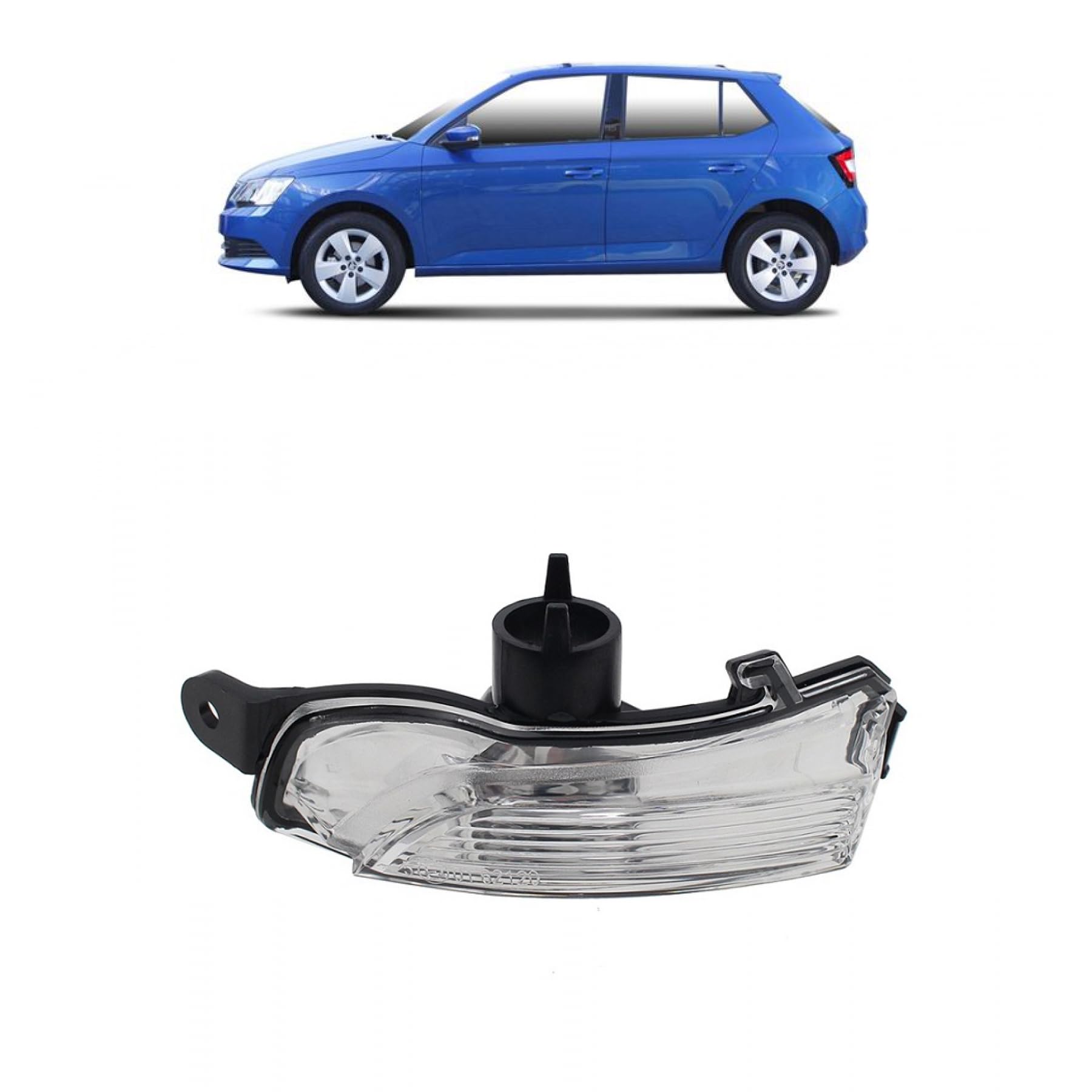 DM Autoteile 140383 Spiegelblinker Außenspiegel vorne links kompatibel für Skoda Fabia III (NJ3) Kombi (NJ5) von DM Autoteile