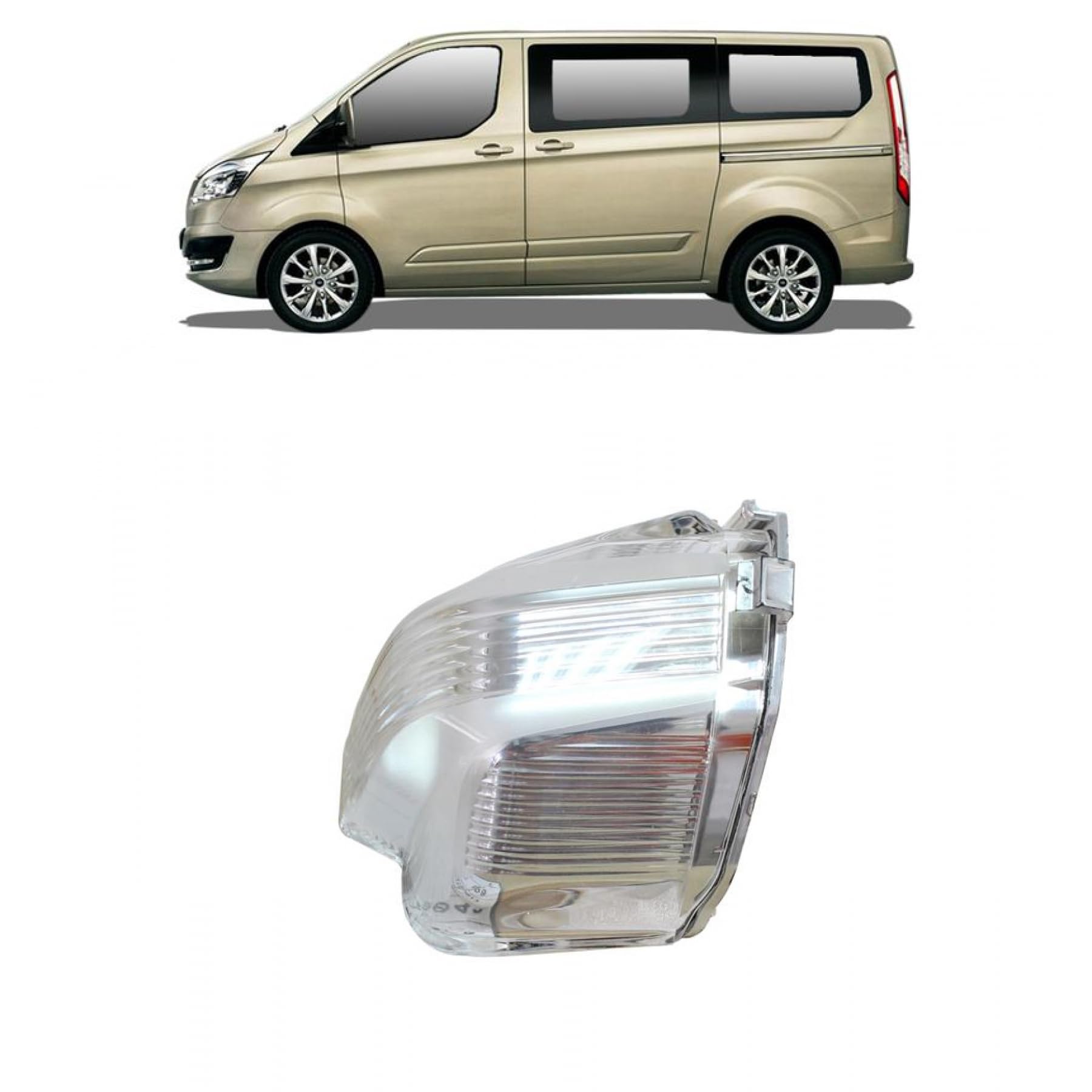 DM Autoteile 140458 Spiegelblinker vorne rechts kompatibel für Ford Tourneo CUSTOM V362 Bus F3 Transit FY FZ von DM Autoteile