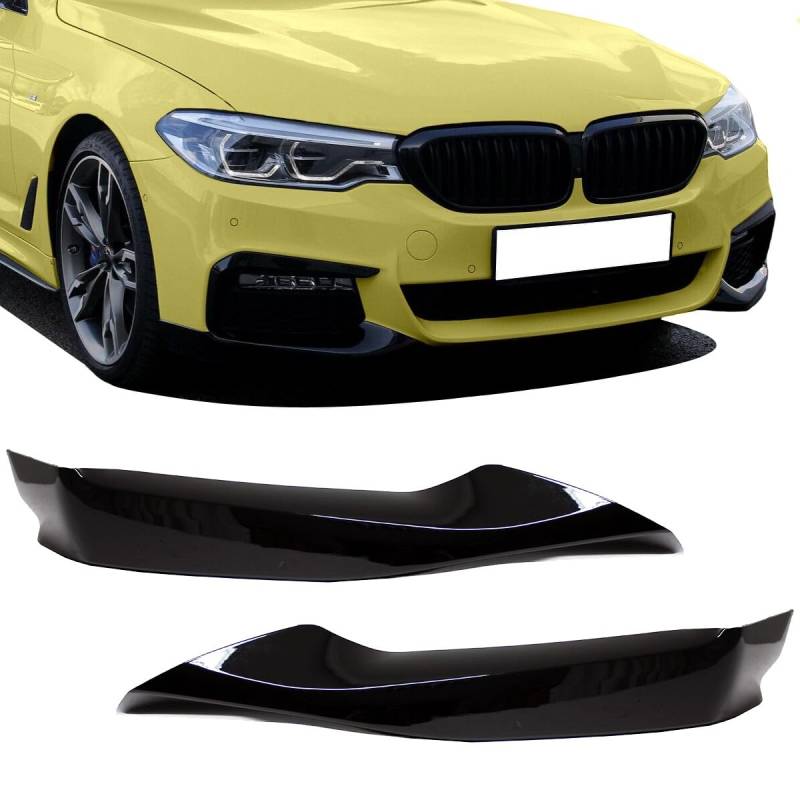 DM Autoteile 14099 Sport-Performance Flaps Schwarz Glanz Ansatz kompatibel für BMW G30 G31 mit M-Paket von DM Autoteile